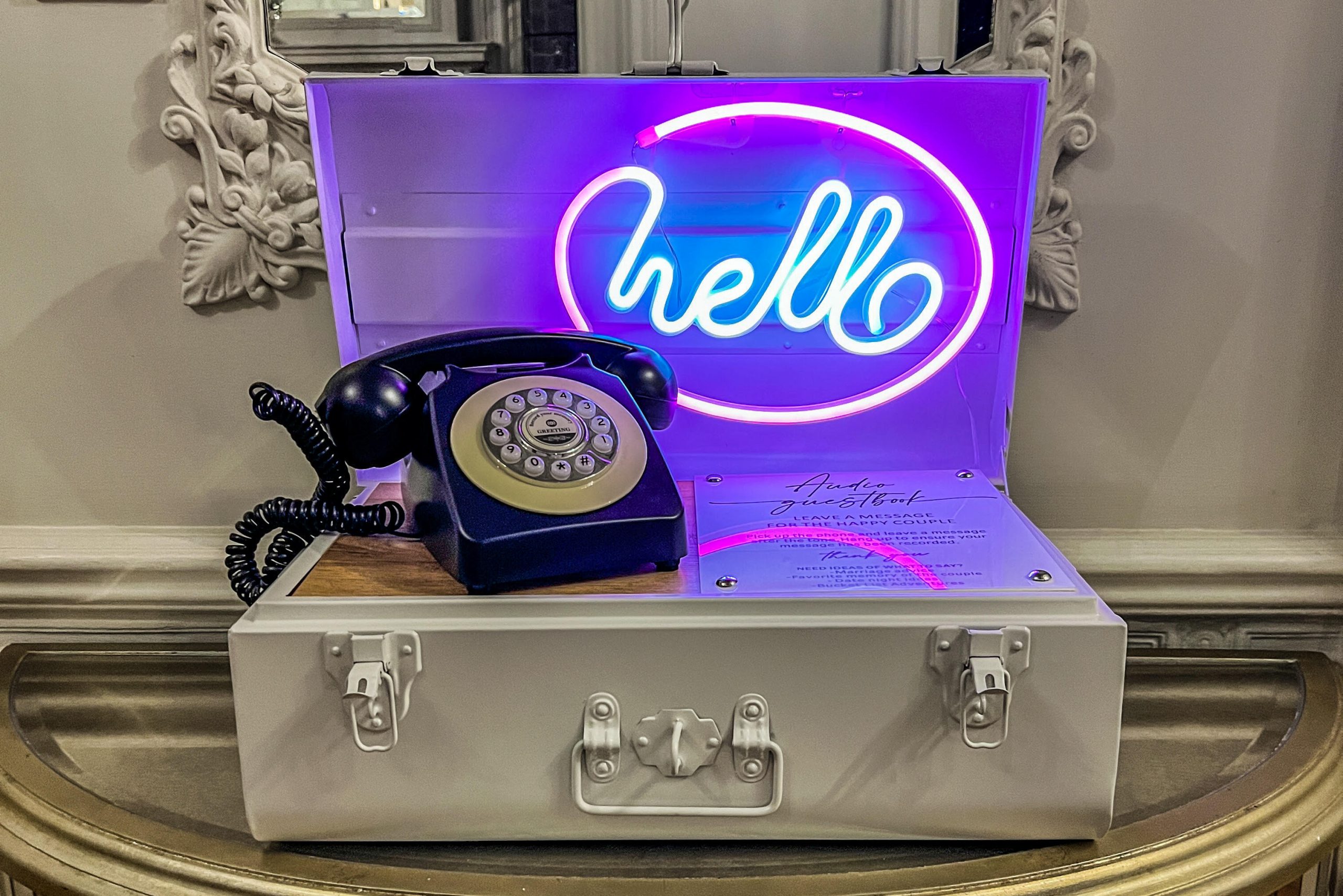 audio guest book telephone Hull York Yorkshire Lincolnshire